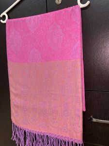 Pink &amp; Peach Paisley Scarf