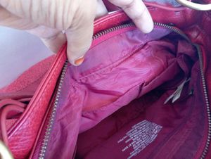 Branded Red Handbag