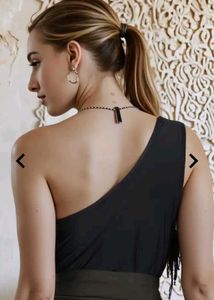 Chic Black Cutout Bodysuit Top