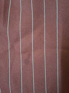 Red And White Capri Pants With High Waist