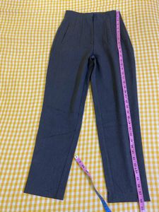 Zara Gray High-Waisted Pants Waist 28-29