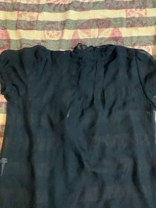 Beautiful Black See Through Top