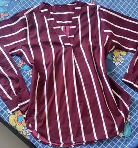 Formal Maroon Top