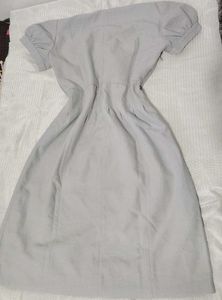 ✨Elegant Grey Fit &amp; Flare Dress🤩