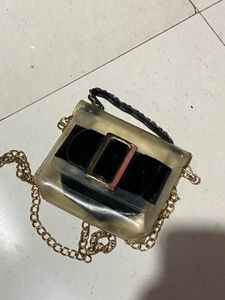 Clear Vinyl Shoulder Bag