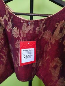 Cotton Linen  Blouse, New With Tag