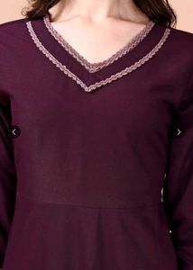 Elegant Purple Kurta Set