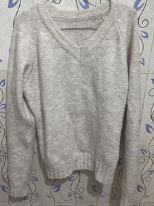 Cozy Knit V-Neck Sweater