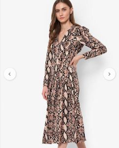 Animal Print Dress-L