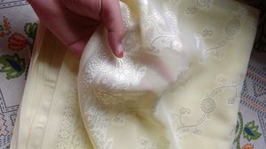 Cream Silk Saree