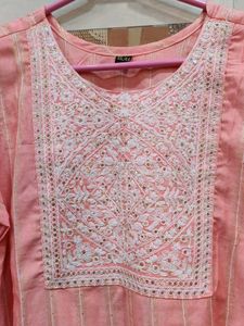 Brand New Embroidered Sequence Work All Over XL