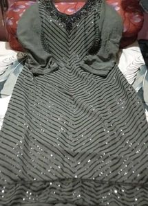 Elegant Grey Salwar Kameez