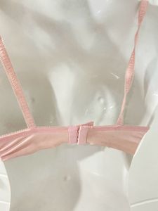 Pink Embroidery Princess Bra