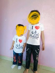 Eid Mubarak TShirt Combo Of TWo