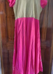 Pink Embroidered Anarkali Dress