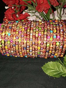 Multi Colour Chudi Set
