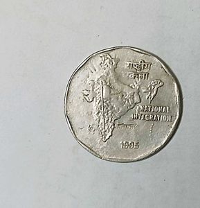 2 Rs Copper-nickel Error Coin