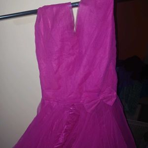 Pink Tulle Party Dress