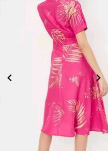 Printed Midi A-Line Dress
