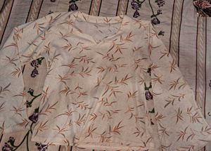 Leaf Print Top
