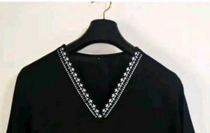 Elegant Black Embroidered Kurta