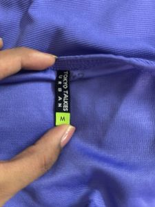 Blue Halter Crop Top