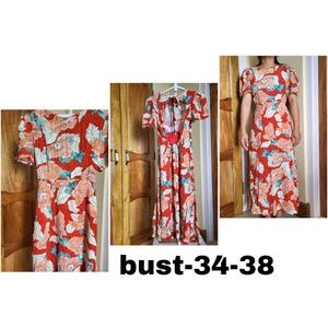 Cotton Maxi Floral Dress