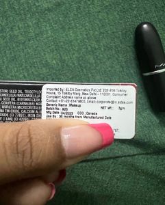 Mac Matte Lipstick &#34;Red&#34;