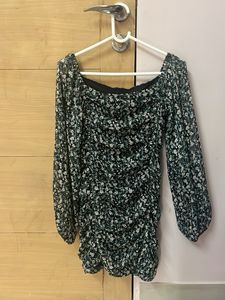 Floral Print Mini Dress