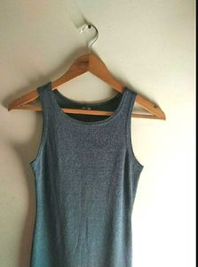 Gray Tank Maxi Dress