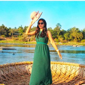 Faballey Green Dress