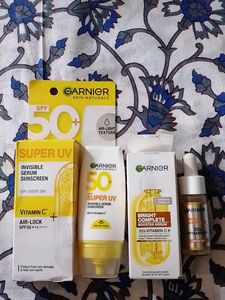 Garnier Sunscreen & Serum