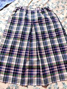 Vintage Plaid Skirt