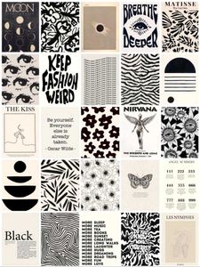 Aesthetic Wall Collage Kit Set Of 20