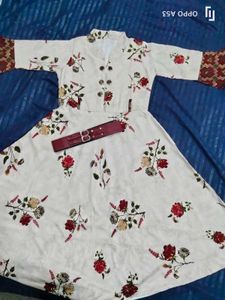 girl printed frock
