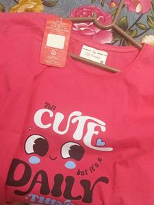 Cute Graphic Print T-Shirt