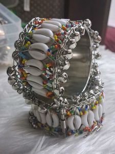 Shell & Bead Bangle combo of 2 pcs