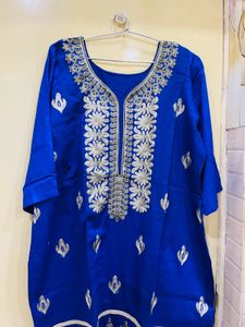 Blue Colour Kurti