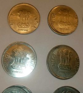 Two Rupee OffSet Error Coins (11 Pcs)