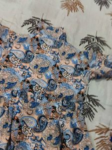 Paisley Print Dress