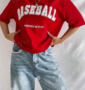 Red Baseball Graphic Tee