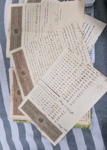 5 Page Antique Legal Documents