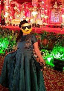 Green Party Gown