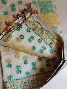 Assam Silk Mekhela Chador - Traditional Elegan