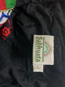 Embroidered Ikat Style Tunic Kurti