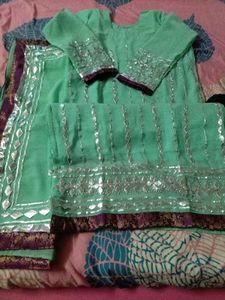 Gott Patti Kurti With Dupatta