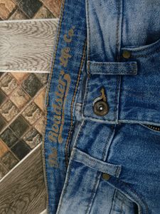Blue Washed Ripped Skinny Jeans