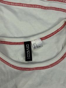 H&amp;M Cotton printed crop top