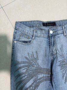 Embellished Flare Jeans