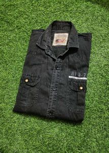 Black Denim Shirt